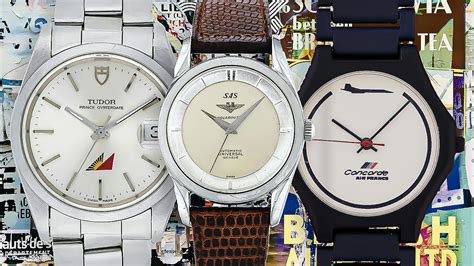 Watches with Airline Logo Dials .